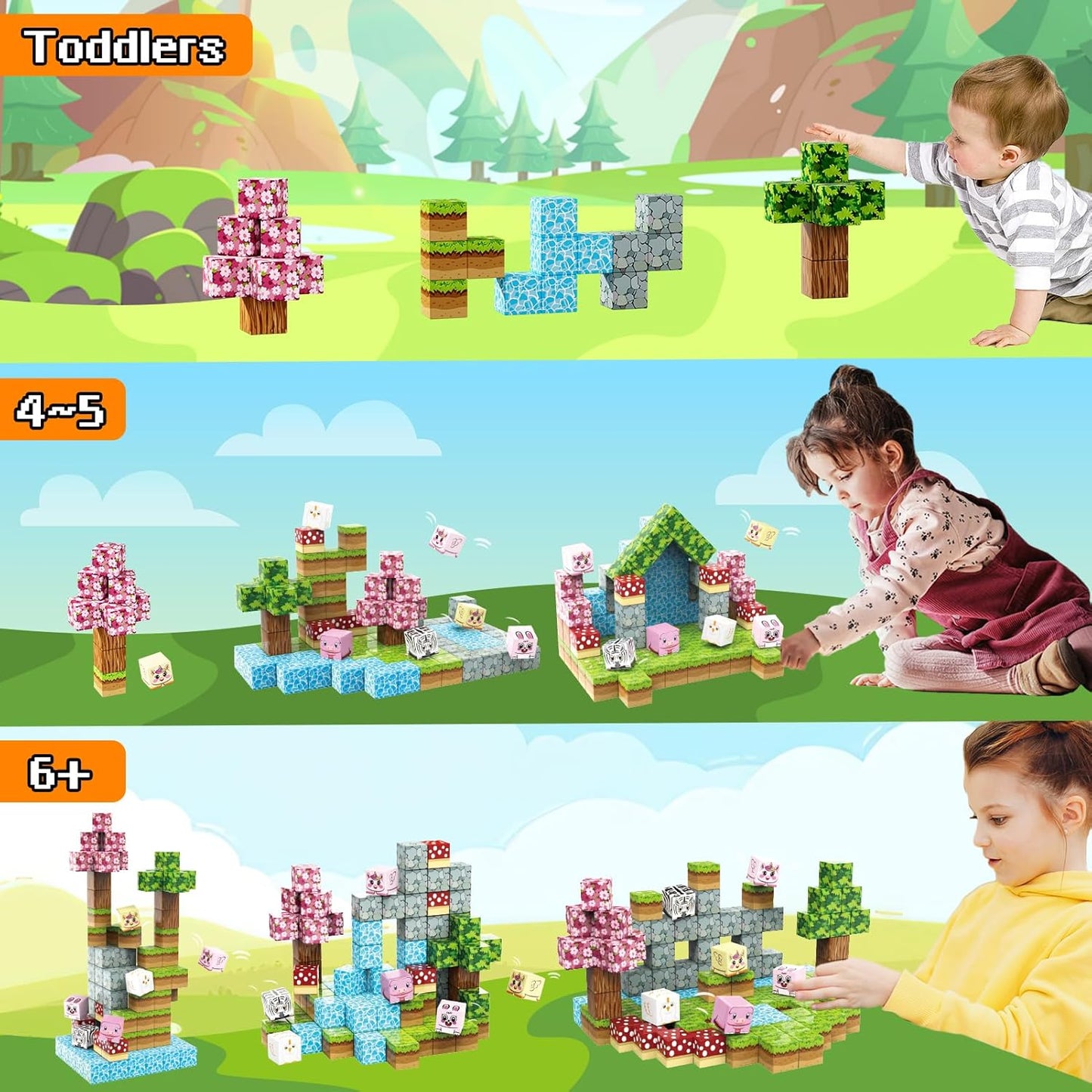 Magnets Cubes Garden Set