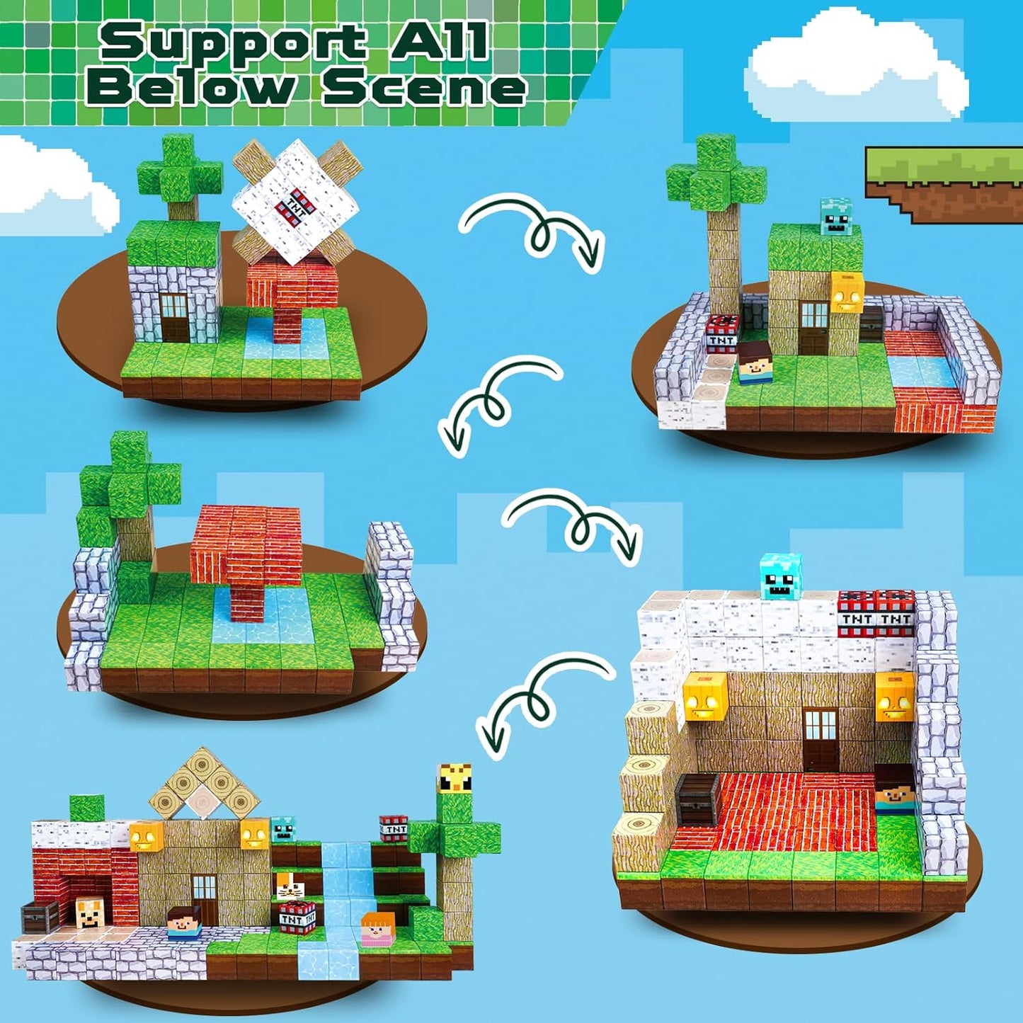 Forest Magnetic Blocks