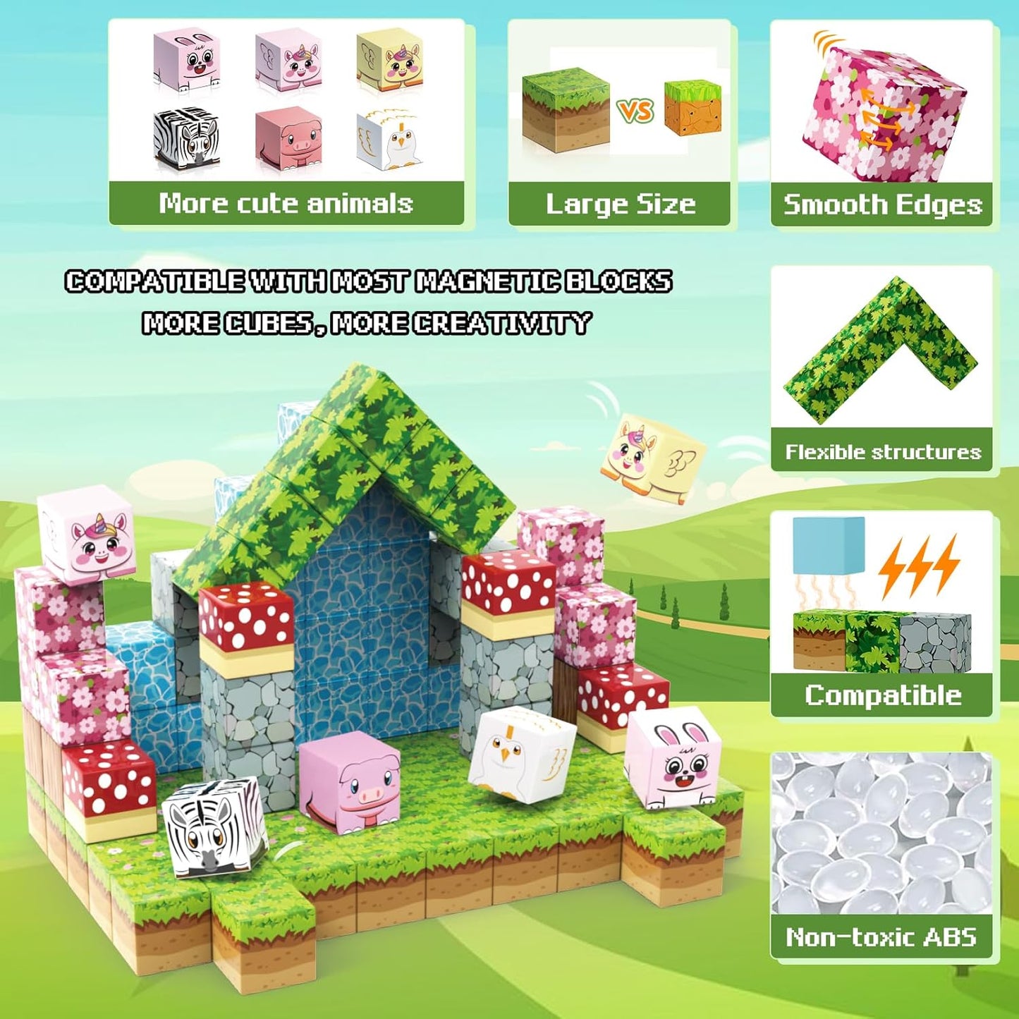 Magnets Cubes Garden Set