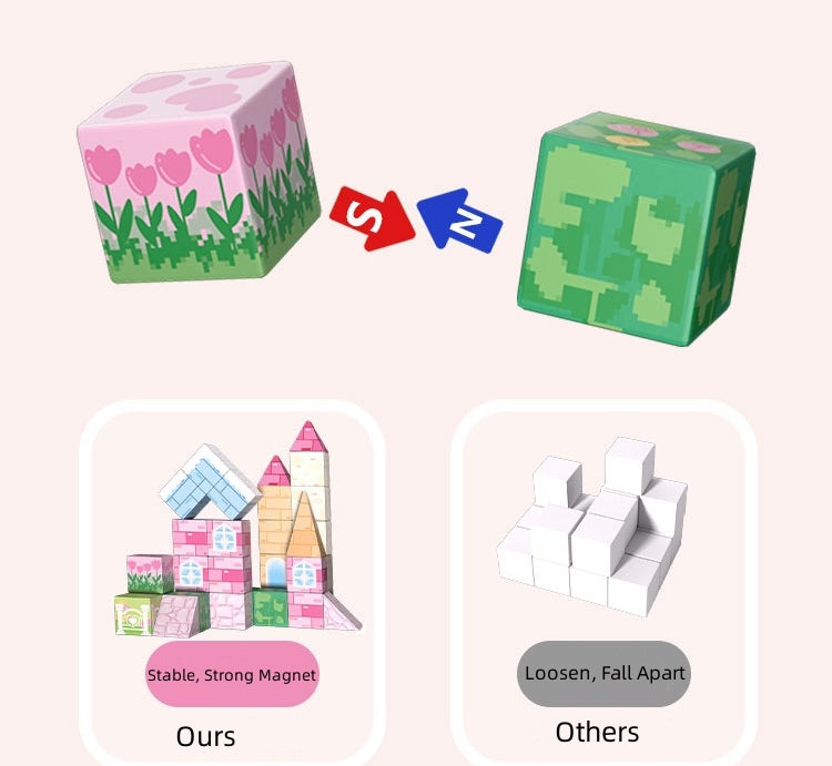 Princess Castle Magnetic Blocks