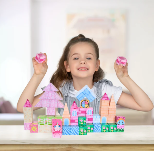 Princess Castle Magnetic Blocks