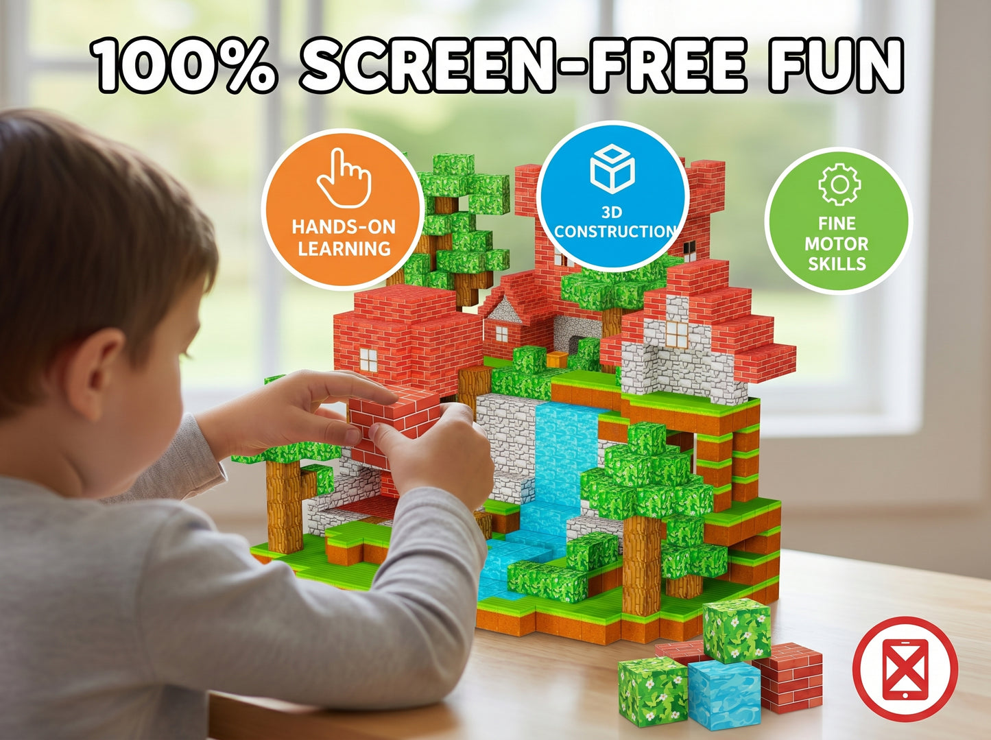 Tree House Magnetic Building Blocks
