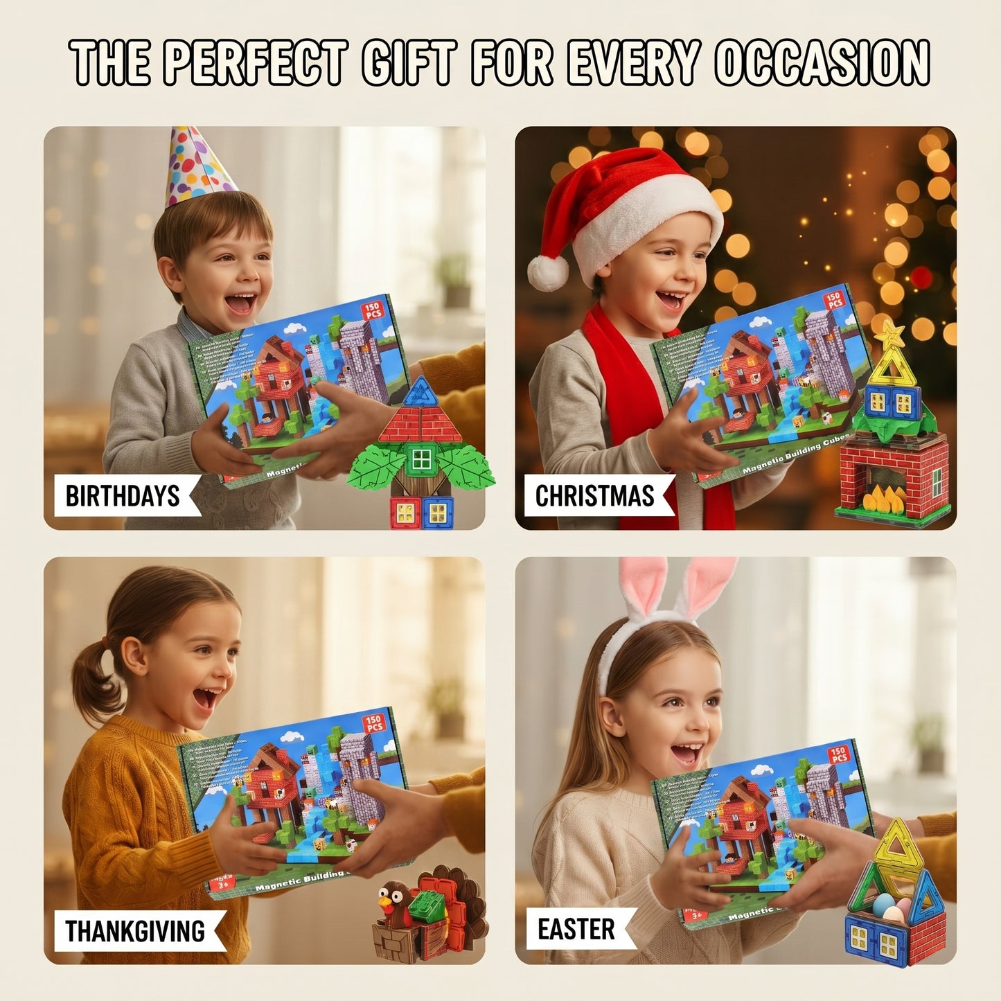 Tree House Magnetic Building Blocks