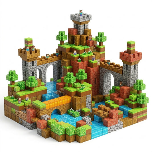 Castle Magnetic Blocks