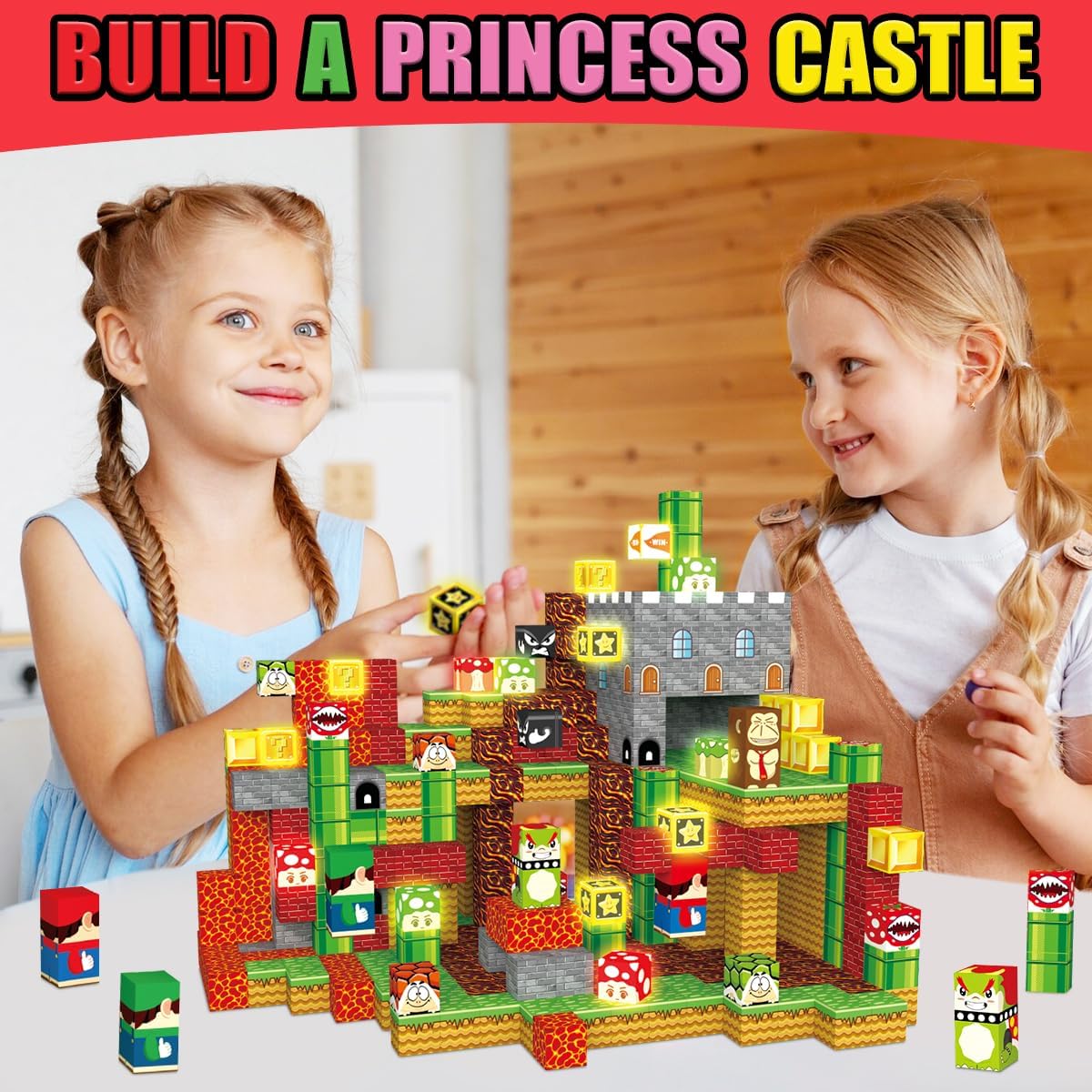 Magnetic Blocks Building Toys Game Adventure Theme