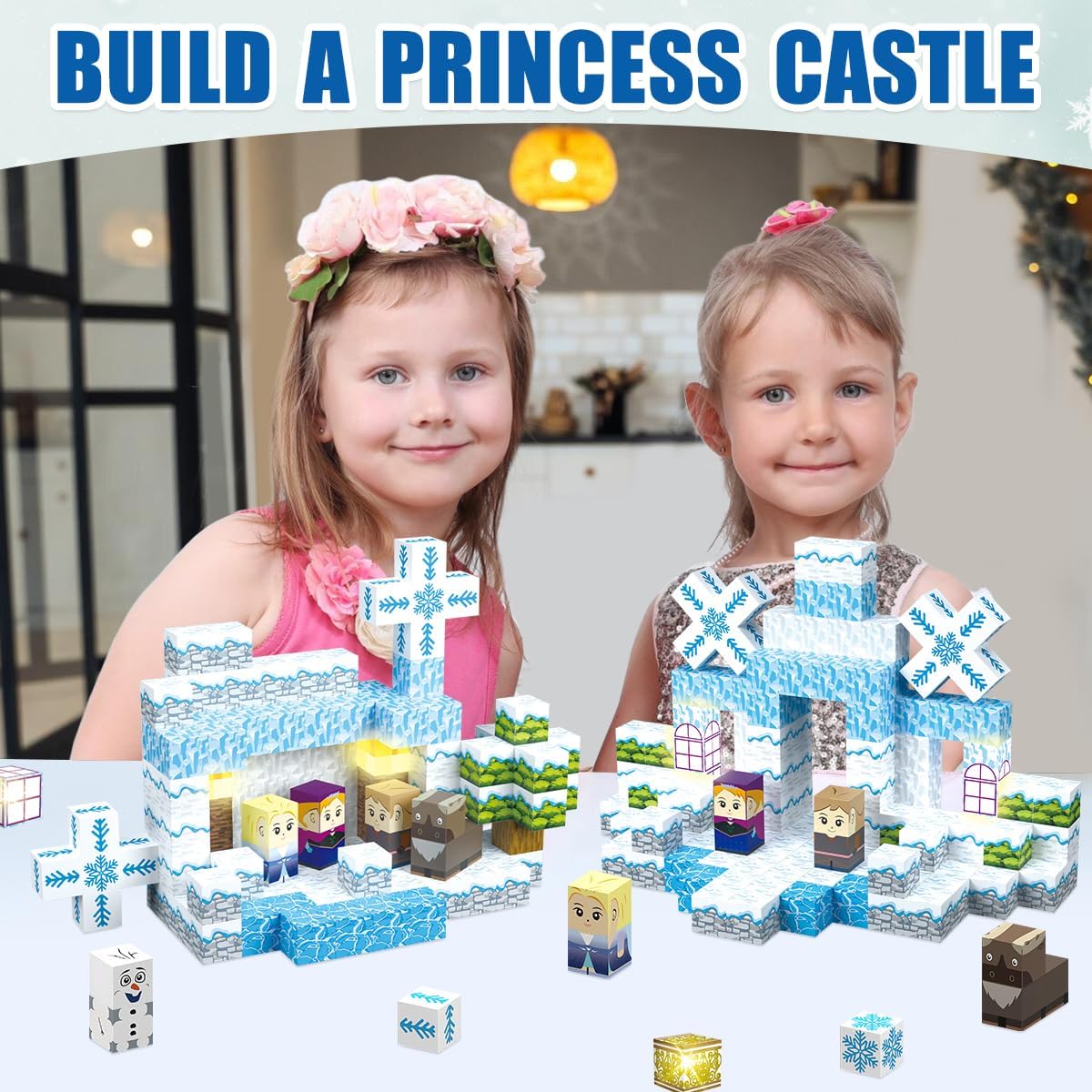 Magnetic Building Blocks--200pcs Frozen Theme