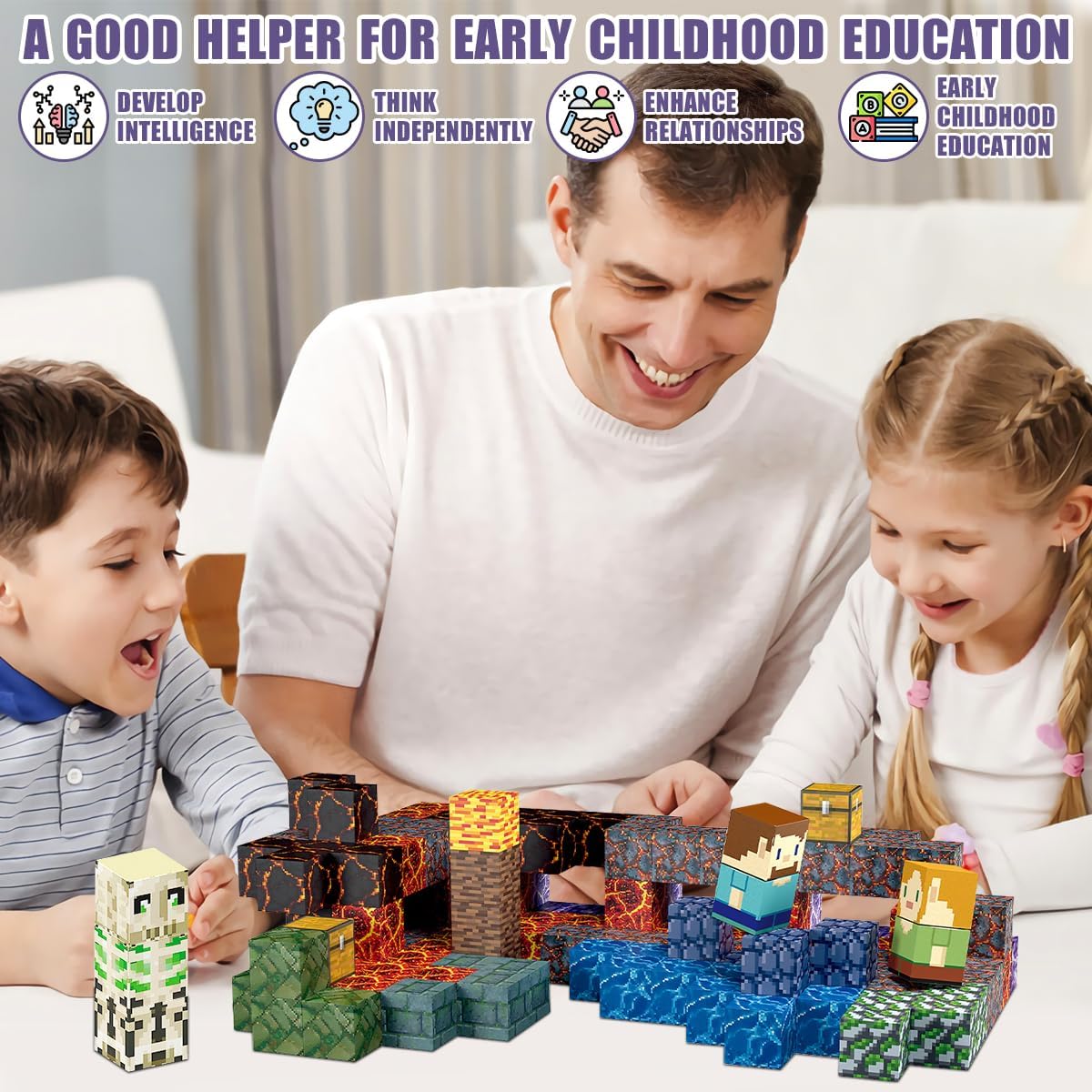Magnetic Blocks-213PCS Sword Theme