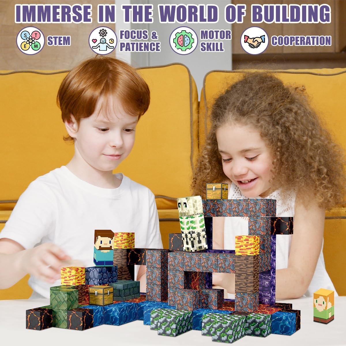 Magnetic Blocks-213PCS Sword Theme