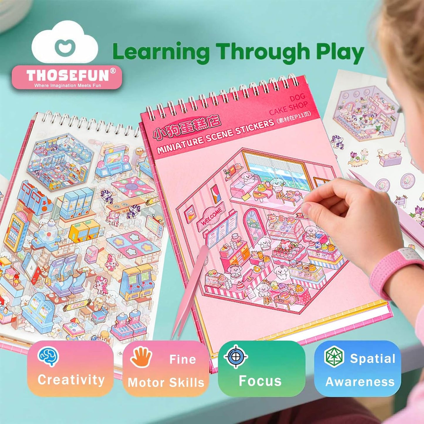 Miniature Scenery Sticker Book