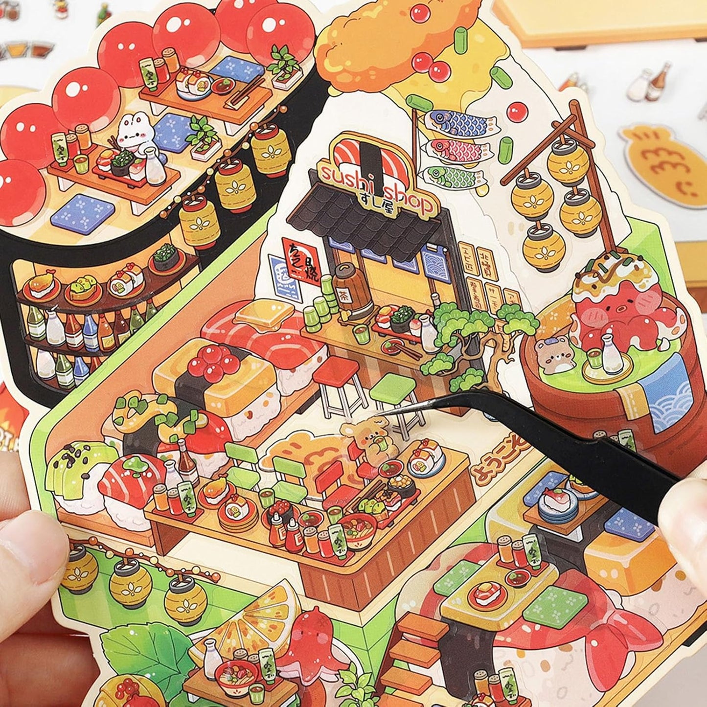 DIY Cute Scene Stickers