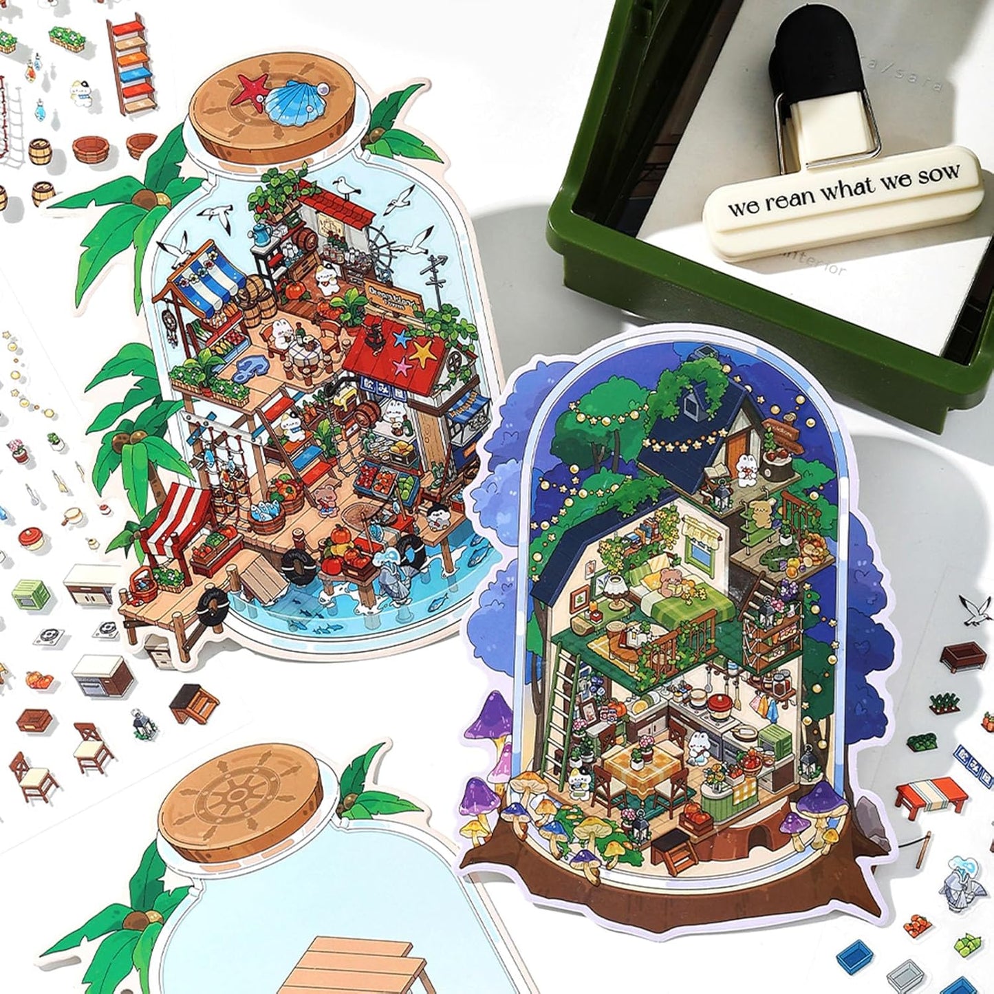 Garden House DIY stickers