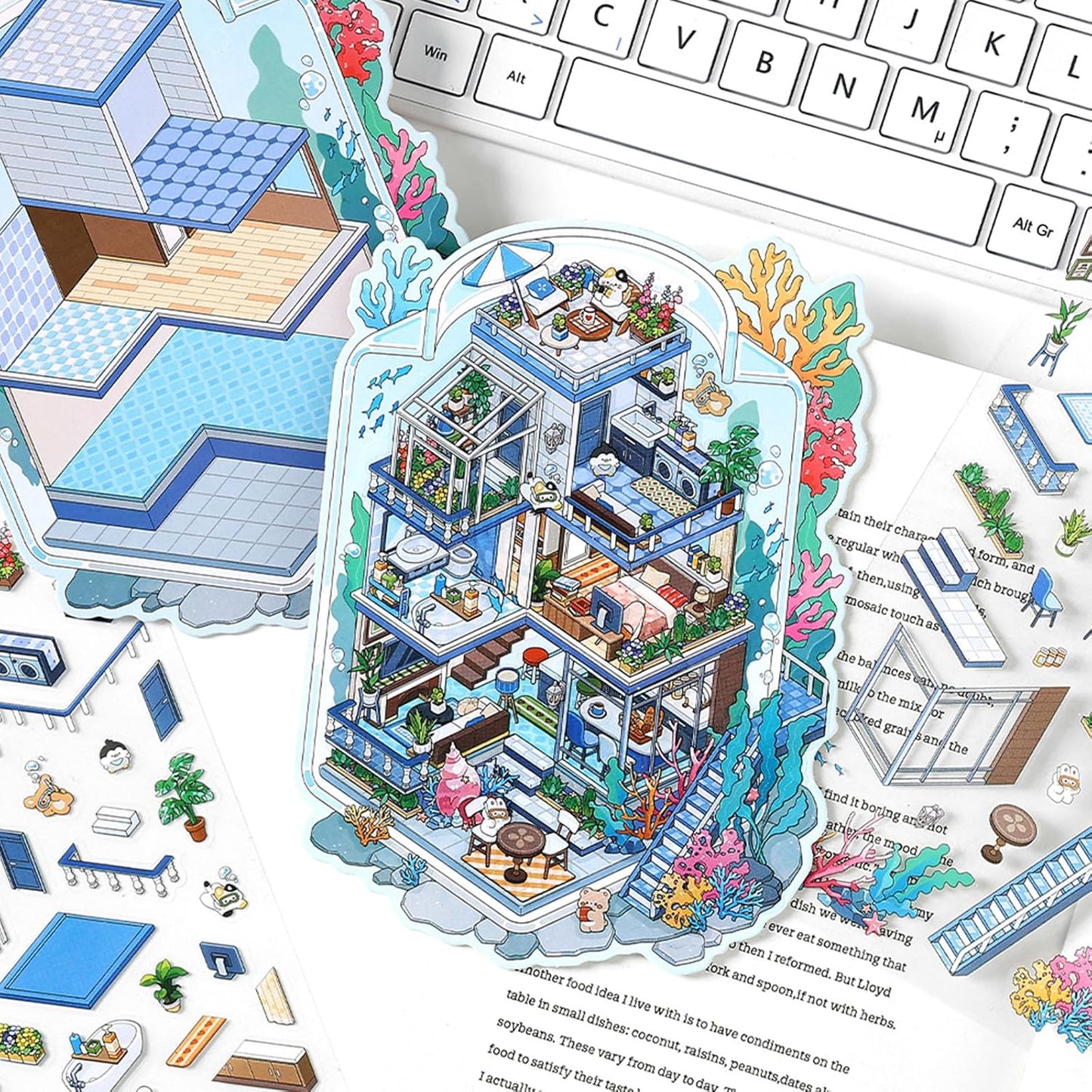 Garden House DIY stickers