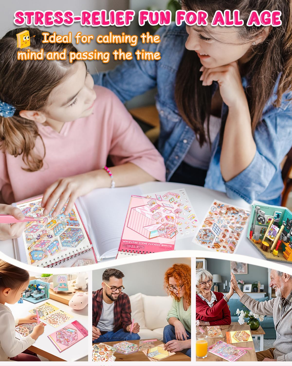 Miniature Scenery Sticker Book