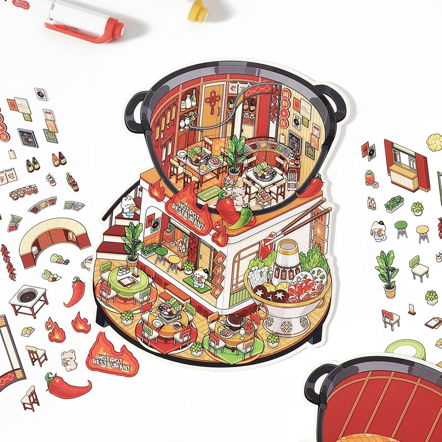 DIY Cute Scene Stickers