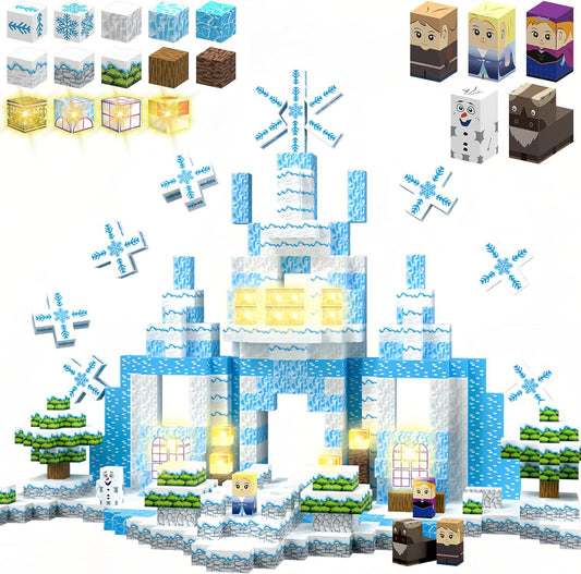 Magnetic Building Blocks--200pcs Frozen Theme