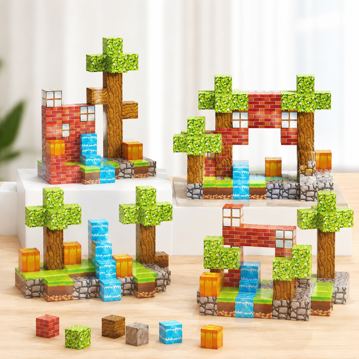 Castle Magnetic Blocks