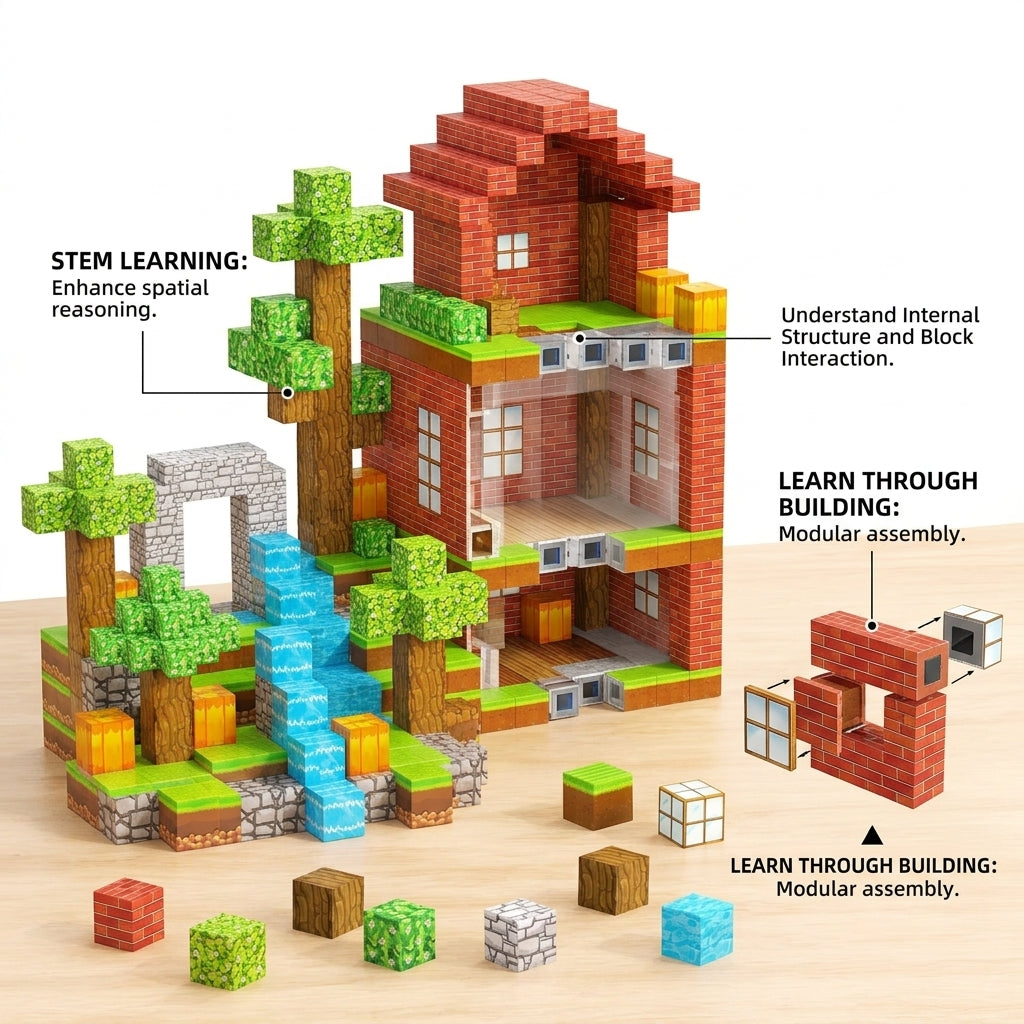 Castle Magnetic Blocks