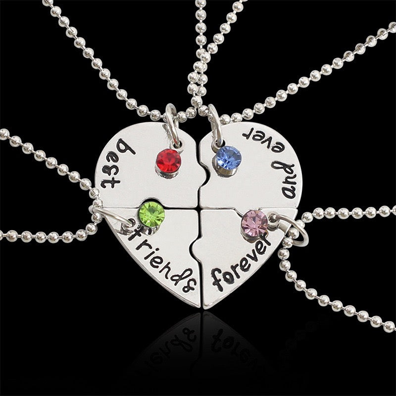 Fun Four Besties Necklace Set
