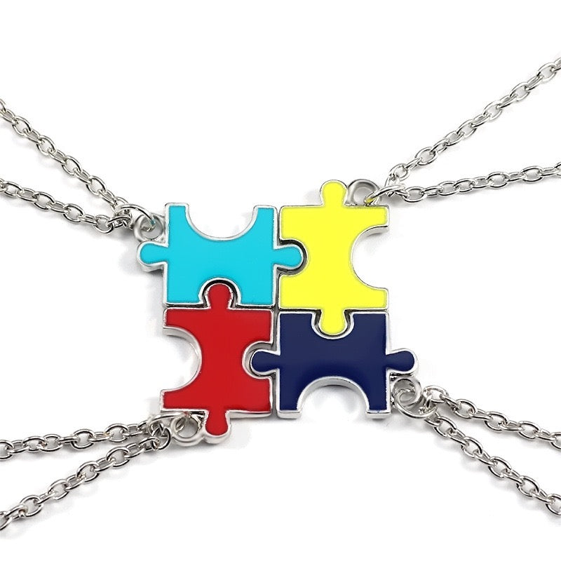 Fun Four Besties Necklace Set
