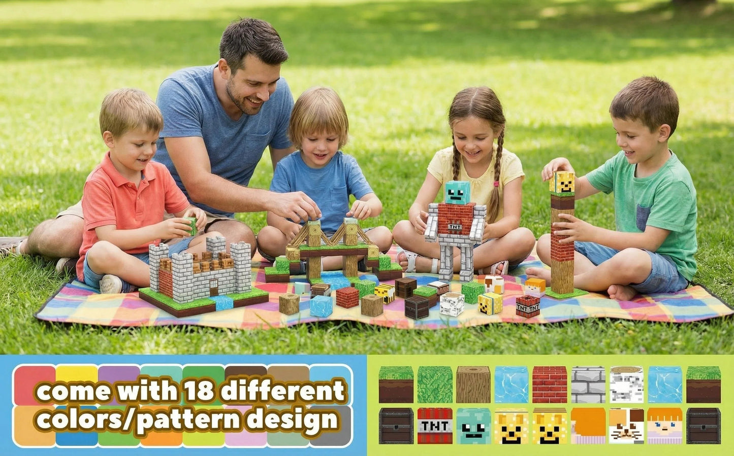 Forest Magnetic Blocks
