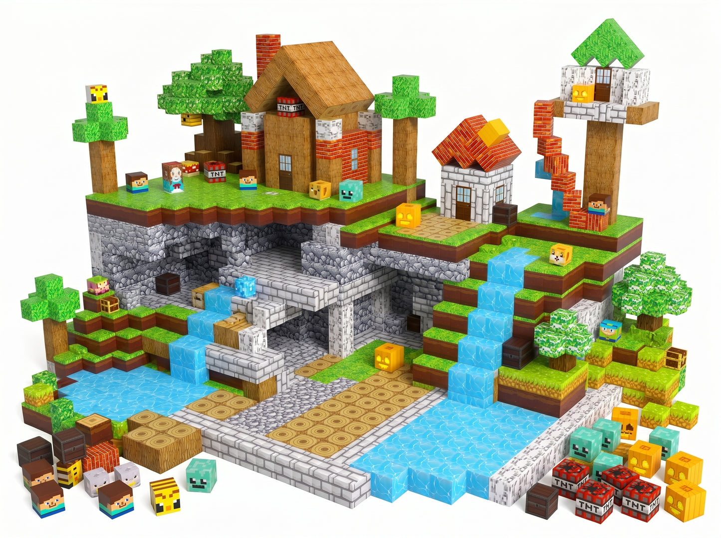 Farm Magnetic Blocks